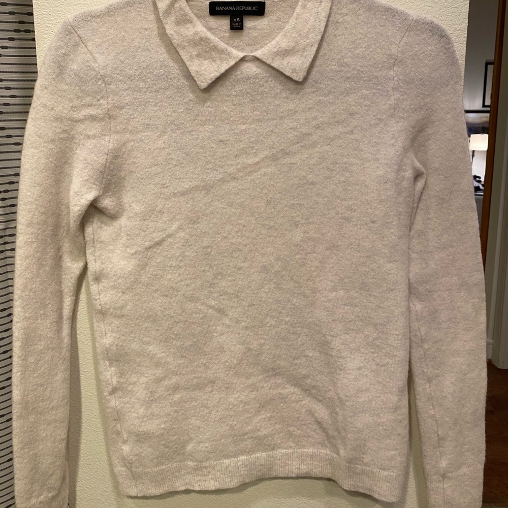Collared Crew neck sweater